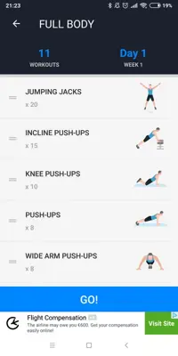 7 Minutes Home Workout No Equipment android App screenshot 13