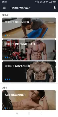 7 Minutes Home Workout No Equipment android App screenshot 1